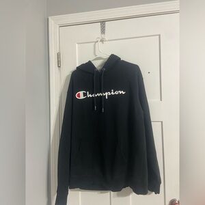 Champion Black Pullover Hoodie